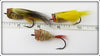 Heddon Shrunken Bass Bug Spook Lot Of Three