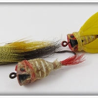 Heddon Shrunken Bass Bug Spook Lot Of Three