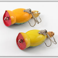 Arbogast Perch Hula Popper Pair