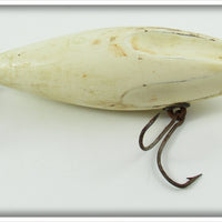 Vintage Wilson White Fluted Wobbler Lure 