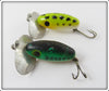 Arbogast Jitterbug Pair: Perch & Frog
