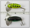 Arbogast Jitterbug Pair: Perch & Frog