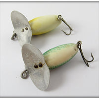 Arbogast Jitterbug Pair: Perch & Frog