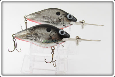 Lazy Ike Silver & Black Natural Ike Pair