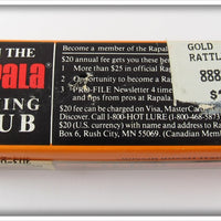 Rapala Gold Natural Rattlin' Rapala In Box