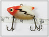 Heddon Red & White With Black Lightning Sonic