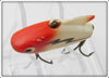 Heddon Red & White With Black Lightning Sonic