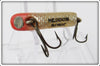 Heddon Red & White With Black Lightning Sonic