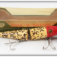 Pflueger White Red Silver Sparks Jointed Palomine In Box
