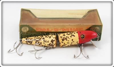 Pflueger White Red Silver Sparks Jointed Palomine In Box