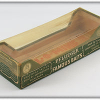 Pflueger White Red Silver Sparks Jointed Palomine In Box