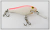 Unknown Coffin Lip White & Red Minnow