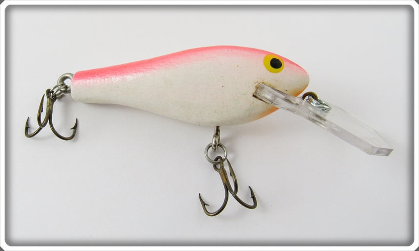 Unknown Coffin Lip White & Red Minnow