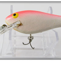 Unknown Coffin Lip White & Red Minnow