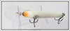 Unknown Coffin Lip White & Red Minnow