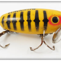 Vintage Hom Art Yellow & Black Skipper Lure