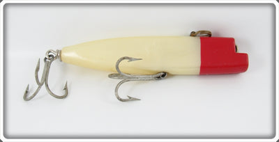 Vintage Creek Chub Red & White Striper Strike Lure