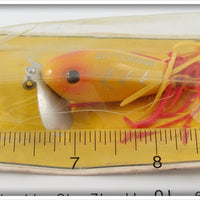 Arbogast Yellow Shore Weedless Jitterbug On Card