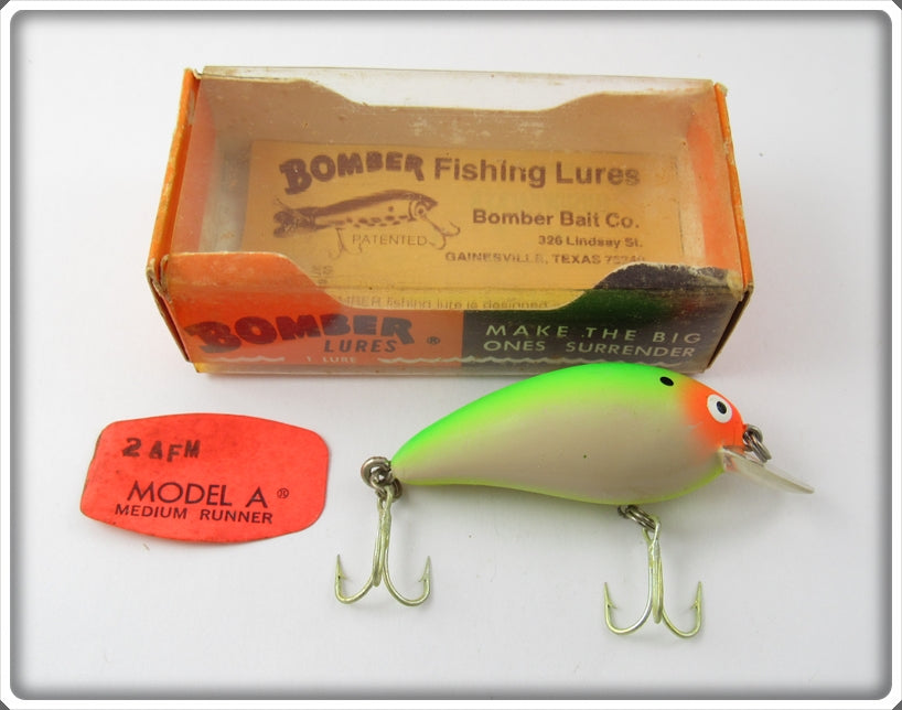 Bomber Green & Orange Bomber Model A In Box