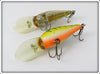 Bomber Bait Lure Pair: Yellow Perch & Metascale Yellow