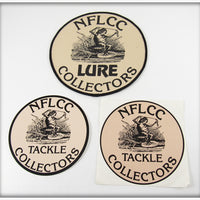 NFLCC Frog Lure Collectors Patch & Tackle Collectors Sticker Lot