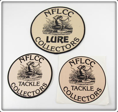 NFLCC Frog Lure Collectors Patch & Tackle Collectors Sticker Lot