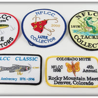 NFLCC Woodpecker, Vacuum Bait, Frog, Evolution & Colorado Moth Patch Lot