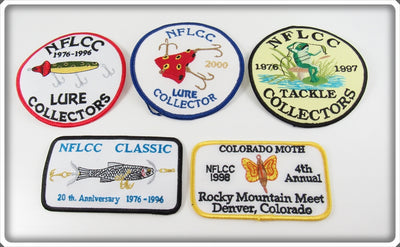 NFLCC Woodpecker, Vacuum Bait, Frog, Evolution & Colorado Moth Patch Lot