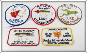 NFLCC Vacuum Bait, Woodpecker, Rhodes Frog, Smith Minnow & Colorado Moth Patch Lot