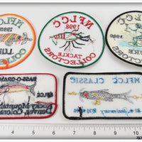 NFLCC Five Hook Minnow, Flapper Crab, Frog, Bass O Gram & Evolution Patch Lot