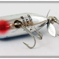 Heddon Chrome Blue Shiner Tiny Torpedo
