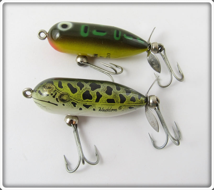 Heddon Tiny Torpedo Pair: Natural Frog & Bullfrog