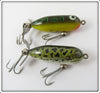 Heddon Tiny Torpedo Pair: Natural Frog & Bullfrog