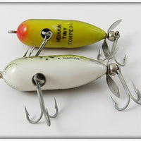 Heddon Tiny Torpedo Pair: Natural Frog & Bullfrog