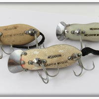 Heddon Fishable Meadow Mouse Lot Of Three