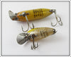 Heddon Pair: Perch River Runt & Yellow Shore Midget Digit