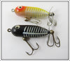Heddon Tiny Torpedo Pair: Yellow Shore & Black Shore