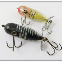 Heddon Tiny Torpedo Pair: Yellow Shore & Black Shore