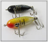 Heddon Tiny Torpedo Pair: Yellow Shore & Black Shore