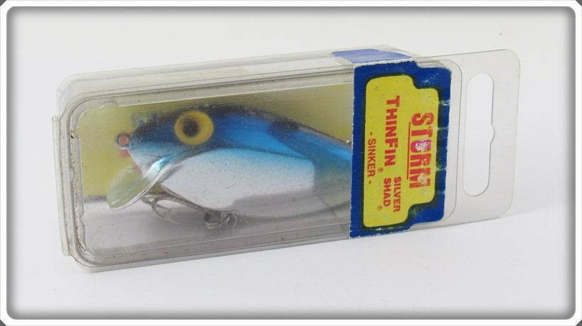 Storm Metallic Silver Blue Back Thinfin Silver Shad In Box