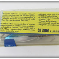 Storm Metallic Silver Blue Back Thinfin Silver Shad In Box