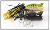 Vintage Fred Arbogast Frog & Black Hula Popper Lure Pair 