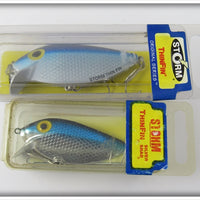 Storm Metallic Silver Blue Back Rattlin' Thinfin Pair In Boxes TF08-102