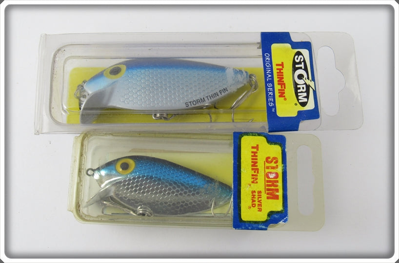 Storm Metallic Silver Blue Back Rattlin' Thinfin Pair In Boxes TF08-102
