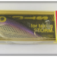 Storm Metallic Purple Thinfin Silver Shad In Box A101