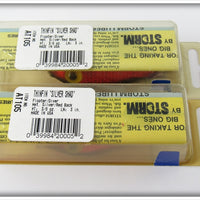 Storm Metallic Silver Red Back Thinfin Silver Shad Pair In Boxes AT105