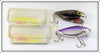 Storm Metallic Shad Black & Silver Purple Back Rattlin' Thinfin Pair In Boxes ART101