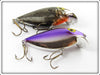 Storm Metallic Shad Black & Silver Purple Back Rattlin' Thinfin Pair In Boxes ART101