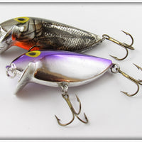 Storm Metallic Shad Black & Silver Purple Back Rattlin' Thinfin Pair In Boxes ART101