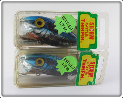Storm Metallic Shad Blue Back Rattlin' Thinfin Pair In Boxes ART152